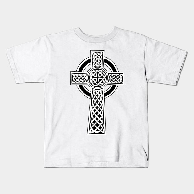 Christian Cross | Jesus Christ | Way of The Cross Kids T-Shirt by Isdinval